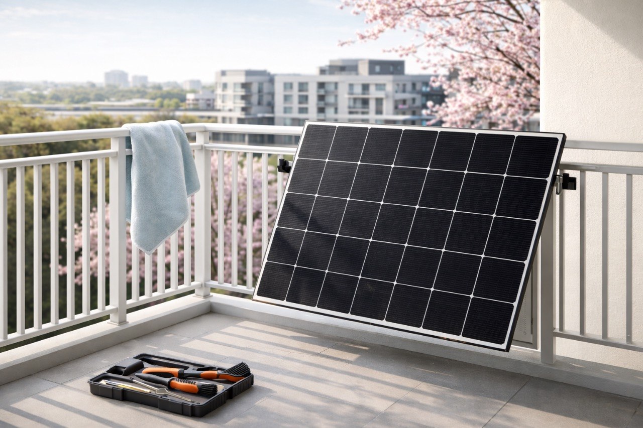 Balkonkraftwerk Frühjahrscheck